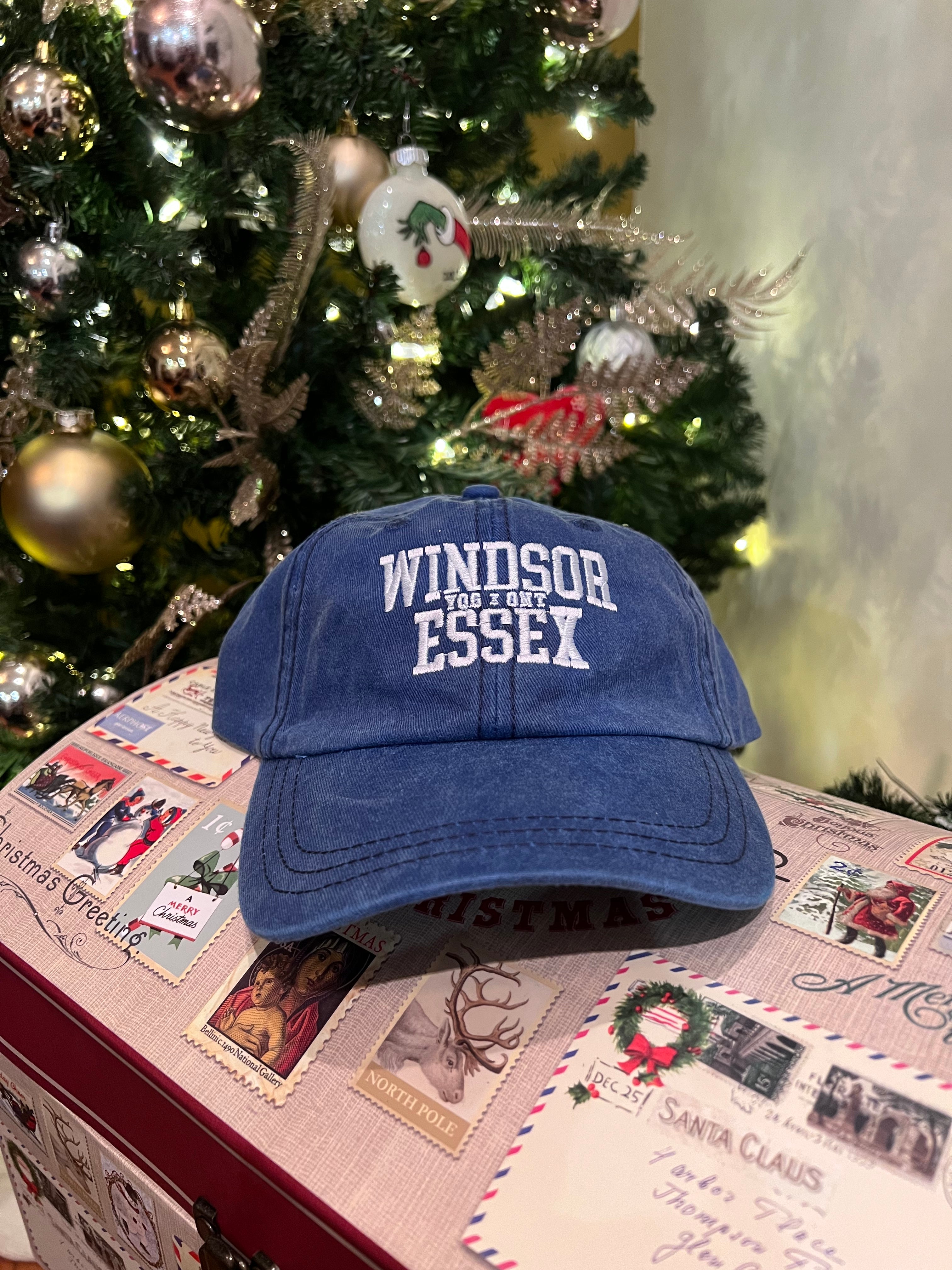 Windsor-Essex Varsity Dad Hat - Stonewashed Navy