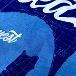Load image into Gallery viewer, Ladies Born &amp; Raised Map 2.0 Tee - Blue
