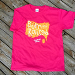 Load image into Gallery viewer, Girls Born &amp; Raised Chalk Tee
