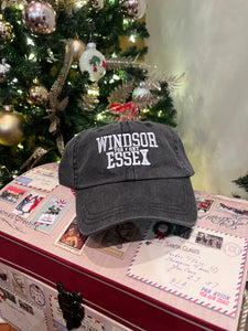 Windsor-Essex Varsity Dad Hat - Stonewashed Black