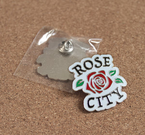Rose City Enamel Pin