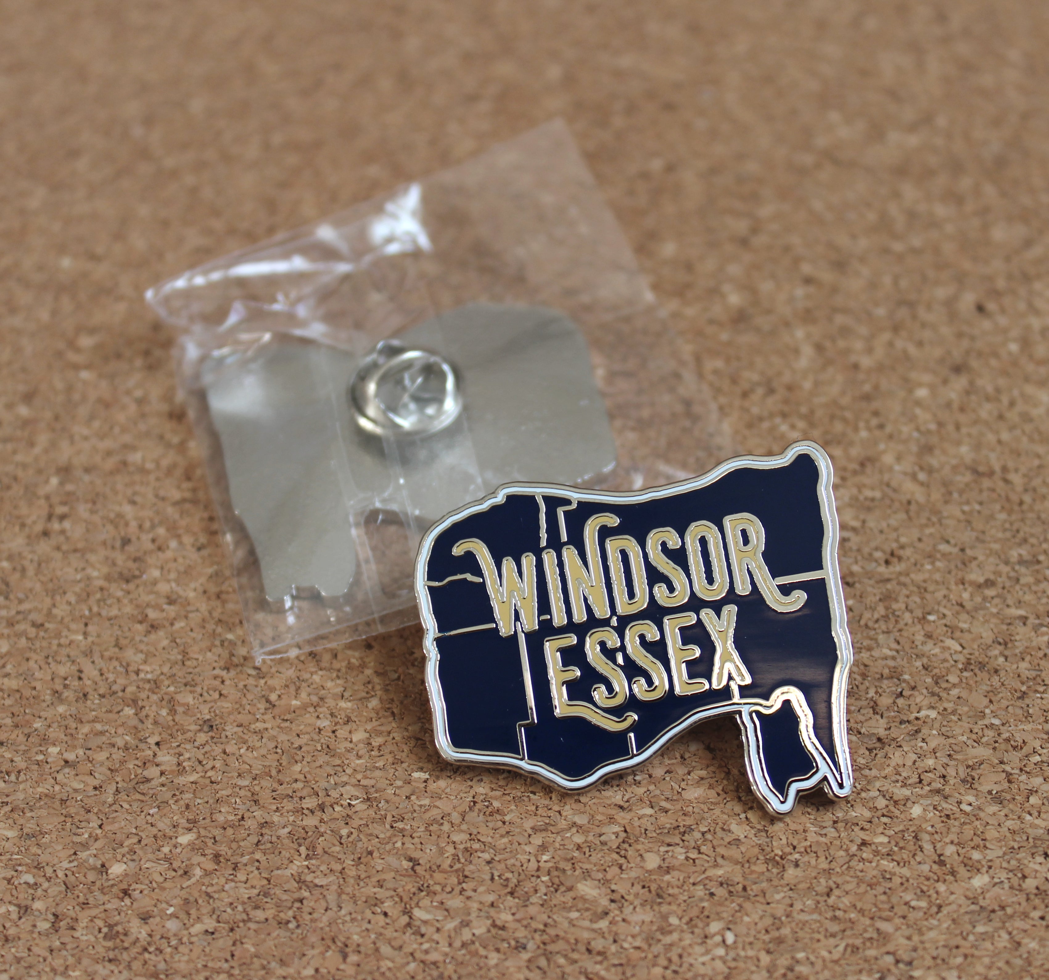 Windsor-Essex Map Enamel Pin