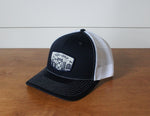 Load image into Gallery viewer, YQG Skyline Snapback - Navy / White
