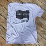 Load image into Gallery viewer, Born &amp; Raised Map Tee
